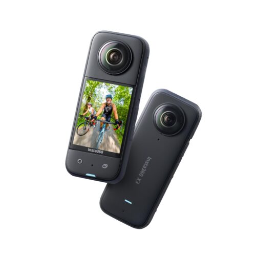 Insta360 One X3 Motorcycle Bundle ( One x3 + 64GB micro SD + Motorcycle Mount + X3 lens cap + 120 cms selfie stick )